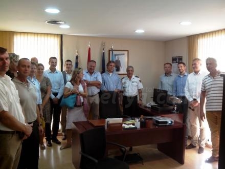 El jefe superior de Policía de Melilla ha recibido a 14 oficiales de la Policía Holandesa...